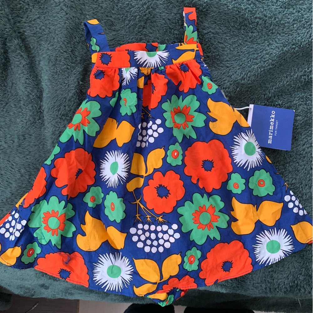Marimekko for Target Colorful Floral Dress